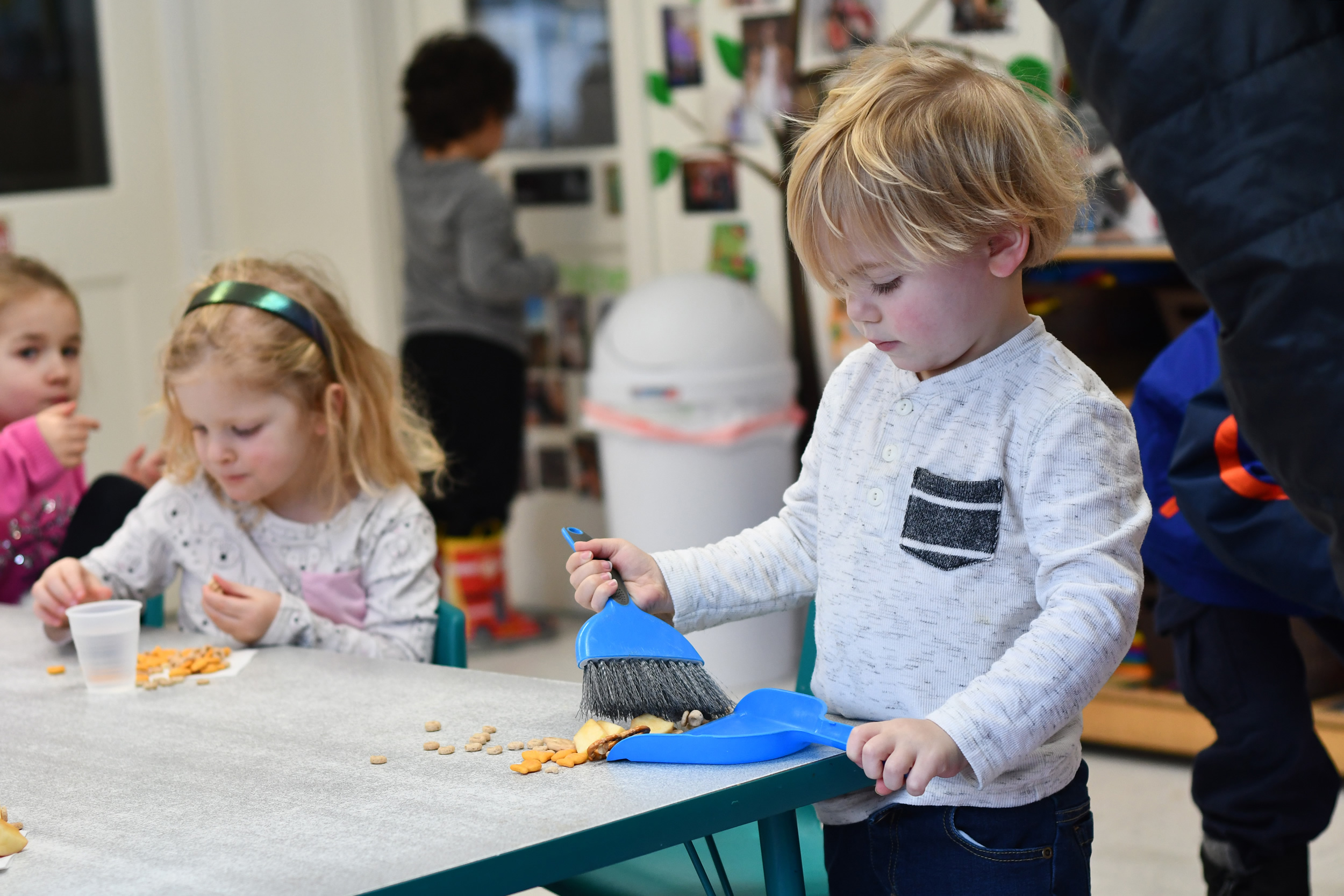 Children having a snack